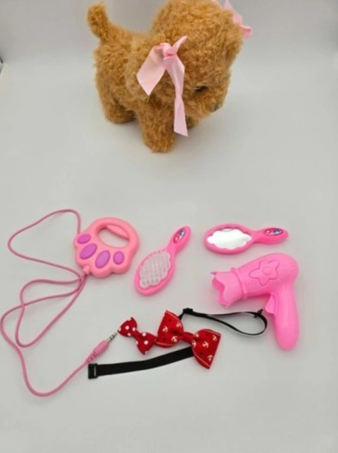 Elektryczna zabawka dla dzieci Cute Pet Dogge 933-10E - CIEMNY BRĄZ Elektryczna zabawka dla dzieci Cute Pet Dogge 933-10E - CIEMNY BRĄZ