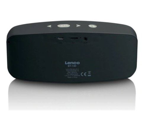 Głośnik stereo Bluetooth z Akumulatorem Moc 6 W Pasek karta SD - szary Głośnik stereo Bluetooth z Akumulatorem Moc 6 W Pasek karta SD - szary