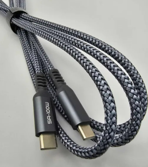 Kabel 2x USB-C Typ-C Power Delivery PD 100W 5A 2 metry