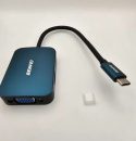 Koncentrator hub BENFEI USB C 4 w 1, przejściówka z USB C na HDMI VGA.