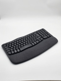 Klawiatura membranowa Logitech Wave Keys szara czarna DE QWERTZ