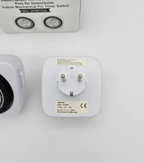 Mechaniczne gniazdo timera, timer analogowy z 96 segmentami 2 sztuki Mechaniczne gniazdo timera, timer analogowy z 96 segmentami 2 sztuki
