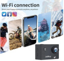 Kamera sportowa 12 MP WiFi JADFEZY action cam 1080P 16gb menu PL