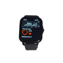 SmartWatch FITNESS czarny tętno muzyka pogoda telefon