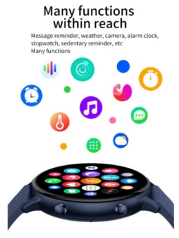 Smartwatch Inteligentny zegarek wielofunkcyjny tętno wodoodporny BT5.2