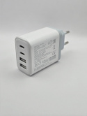 Wiomeog KXS-2371 ładowarka sieciowa 2x USB-C 2x USB 40W Biała