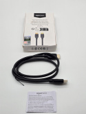 Amazon Basics Kabel HDMI, 48 Gb/s, 8K, czarny, 0,9 m czarny