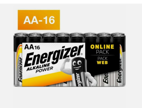 Baterie alkaliczne AA Energizer E301594000 Power - 16 sztuk