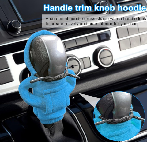 3-częściowy zestaw osłon gałki dźwigni zmiany biegów, bluza z kapturem 3-częściowy zestaw osłon gałki dźwigni zmiany biegów, bluza z kapturem