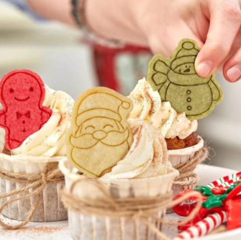 Foremki Do Ciastek Świąteczne Mix Wzorów DIY Zestaw 8szt Foremki Do Ciastek Świąteczne Mix Wzorów DIY Zestaw 8szt