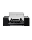 GRAMOFON Z dwoma drewnianymi głośnikami Lenco LS-300 BK Bluetooth
