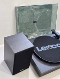 GRAMOFON Z dwoma drewnianymi głośnikami Lenco LS-300 BK Bluetooth