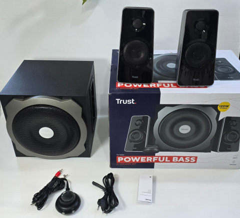 Głośniki komputerowe 2.1 SUBWOOFER XL 120W Trust Głośniki komputerowe 2.1 SUBWOOFER XL 120W Trust
