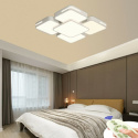 Nowoczesny plafon led 40 x 40cm. biały 36W barwa neutralna 4000K