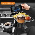 Stolik samochodowy tacka na jedzenie cupholder uniwersalny regulowany