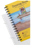 Szkicownik notes A5 na spirali papier 200 g/m2 50 arkuszy biały.