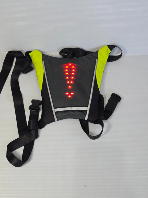 BILIPLE Kamizelka ostrzegawcza LED, plecek, ładowana przez USB, pilot BILIPLE Kamizelka ostrzegawcza LED, plecek, ładowana przez USB, pilot