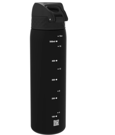 ION8 bidon butelka na wodę EKO bez BPA 500 ml. czarny One Touch ION8 bidon butelka na wodę EKO bez BPA 500 ml. czarny One Touch