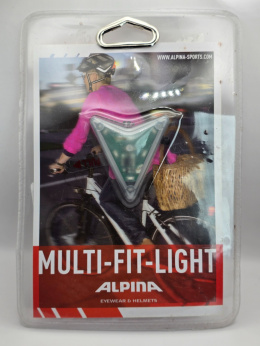 Lampka do kasków rowerowych Alpina Anzana i Fedaia LED 3 tryby