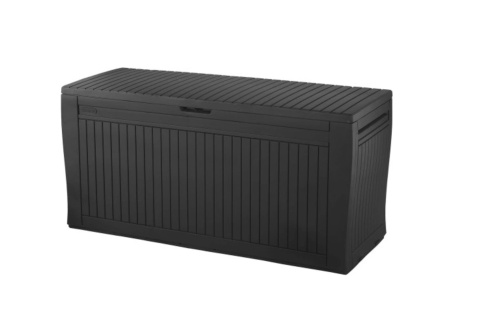 Skrzynia Ogrodowa Grafitowy 270 litrów 116,7 x 44,7 x 57cm Keter Comfy Skrzynia Ogrodowa Grafitowy 270 litrów 116,7 x 44,7 x 57cm Keter Comfy