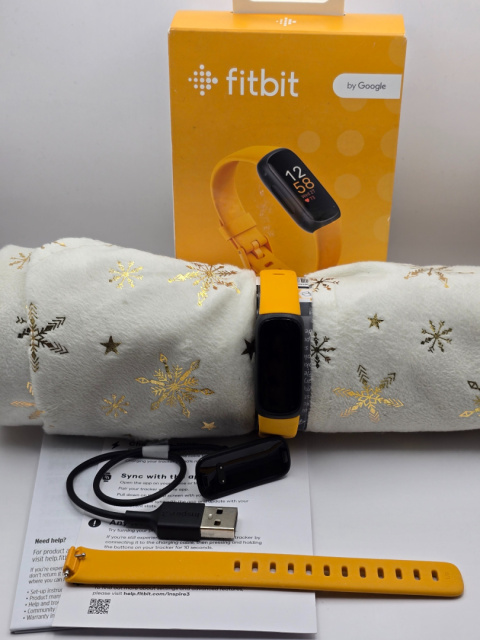 Smartband Fitbit Inspire 3 żółty Tracker aktywność fizyczna Smartband Fitbit Inspire 3 żółty Tracker aktywność fizyczna