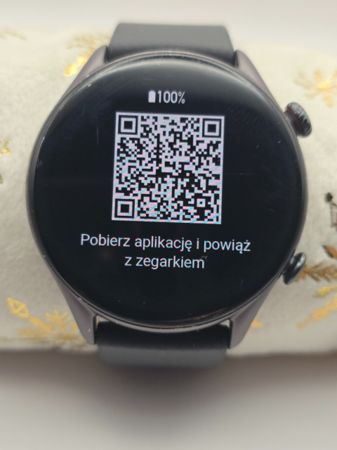 Smartwatch Amazfit 3 Pro czarny Infinite Black 1.65 cala Smartwatch Amazfit 3 Pro czarny Infinite Black 1.65 cala