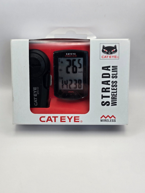 licznik rowerowy CatEye STRADA Slim komputer bezprzewodowy czarny licznik rowerowy CatEye STRADA Slim komputer bezprzewodowy czarny