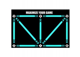 MATA DO TRENINGU piłkarskiego antypoślizgowa do domu wymiary 60X90 cm