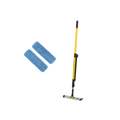 Mop Rubbermaid Czarno - żółty system czyszczący z mikrowłókien 1.42m Mop Rubbermaid Czarno - żółty system czyszczący z mikrowłókien 1.42m