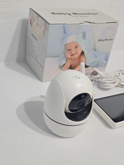 Niania 5,0'' video z kamerą obrotową 360 Bezprzewodowa noktowizor Niania 5,0'' video z kamerą obrotową 360 Bezprzewodowa noktowizor