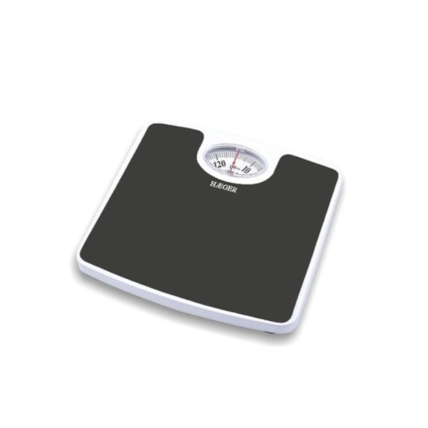 Waga Łazienkowa Analogowa Haeger BS-MEB.006A Czarny/Biały 130 KG