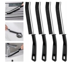 Szczotka do czyszczenia fug szczelin ram okiennych wąska 4szt. czarna